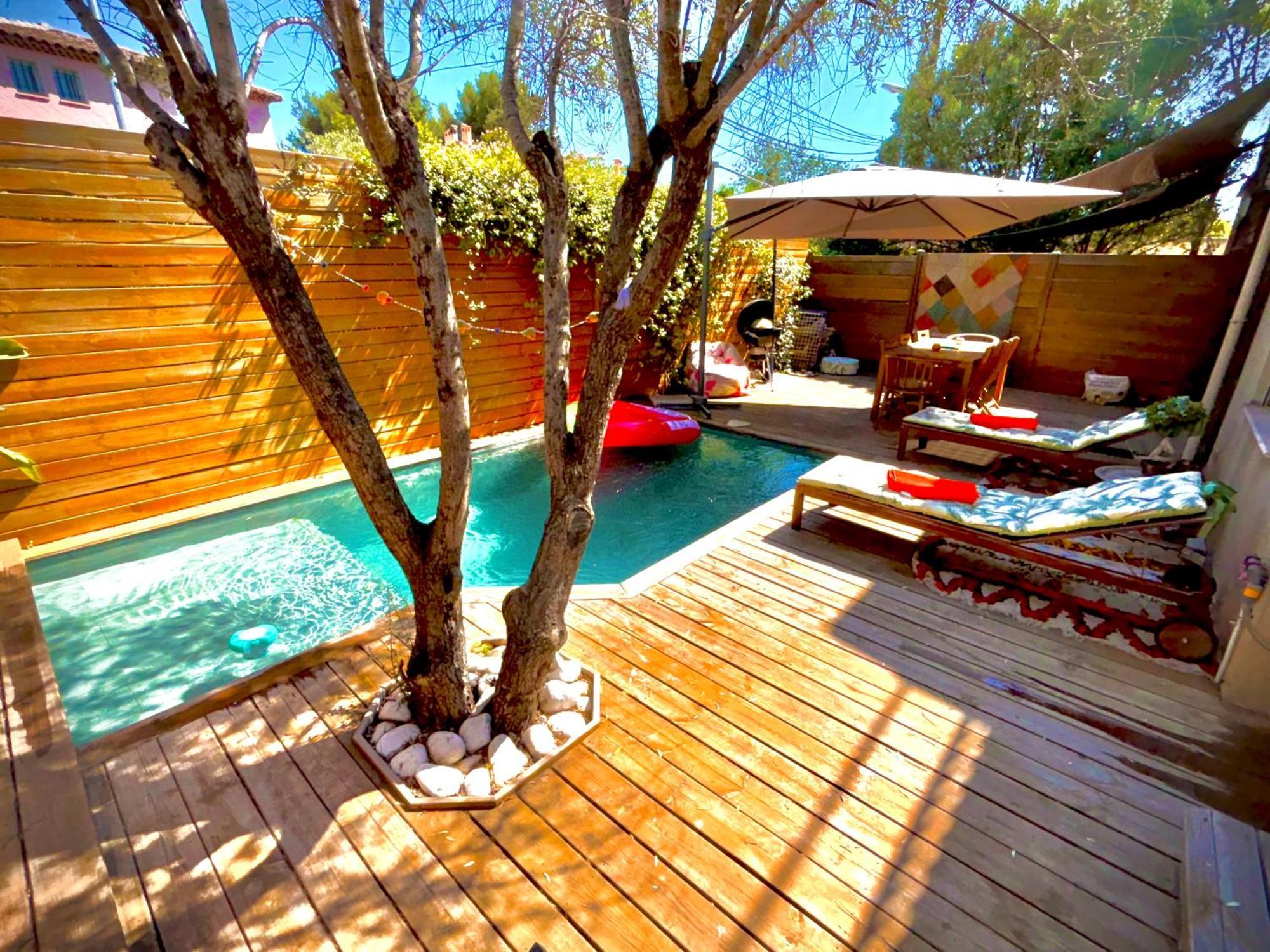 Maison Avec Piscine Et Jacuzzi Proche Des Plages ツーロン エクステリア 写真